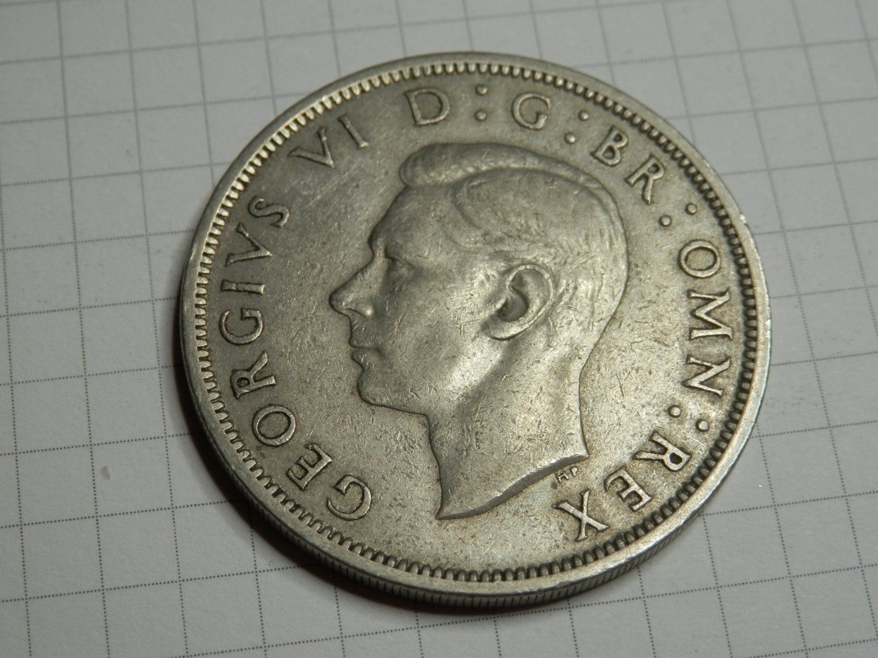 Tutti le monete: Großbritannien ½ Krone, 1949 – Usato da Weiach venduto da weiach81
