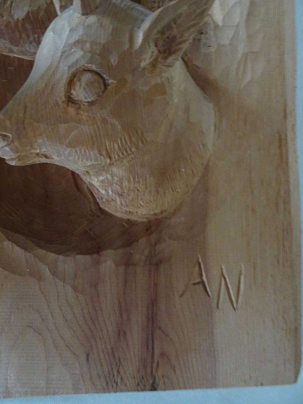 Skulpturen & Statuen: Gemse Jagd Holzschnitzerei Wandrelief – Gebraucht aus Siebnen von niki61 2
