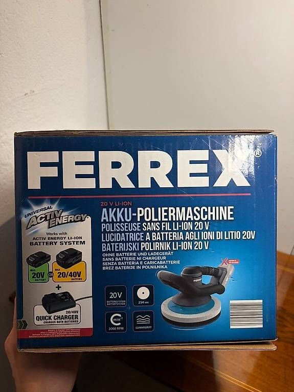 Aiguiseuses & polisseuses: FERREX Akku-Poliermaschine  – Neuf avec emballage d'origine à Erlen par Nussi-59 1