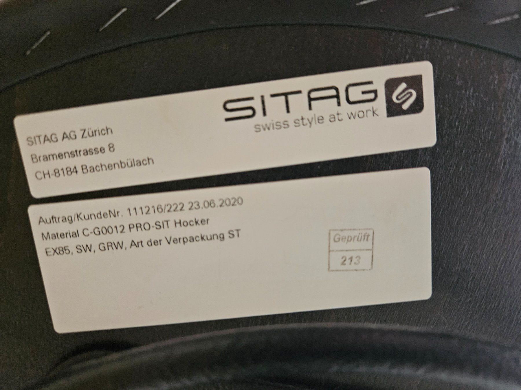 Sgabelli: Sitag - PRO-SIT Hocker – Usato da Schlieren venduto da Heron03 2