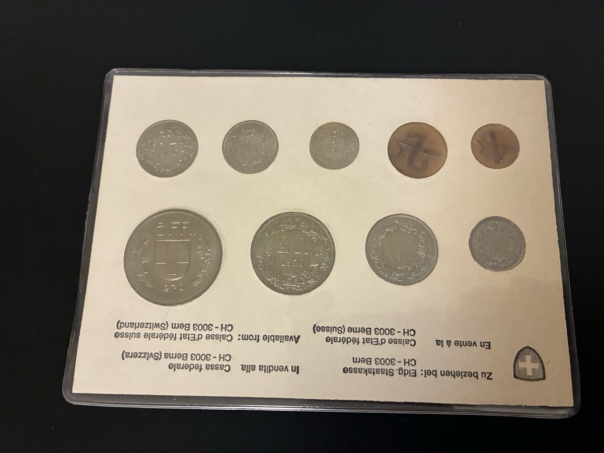 Tutti le monete: Schöner Münzsatz 1970 – Nuovo (secondo la descrizione) da Dällikon venduto da Woldbanknoten 2