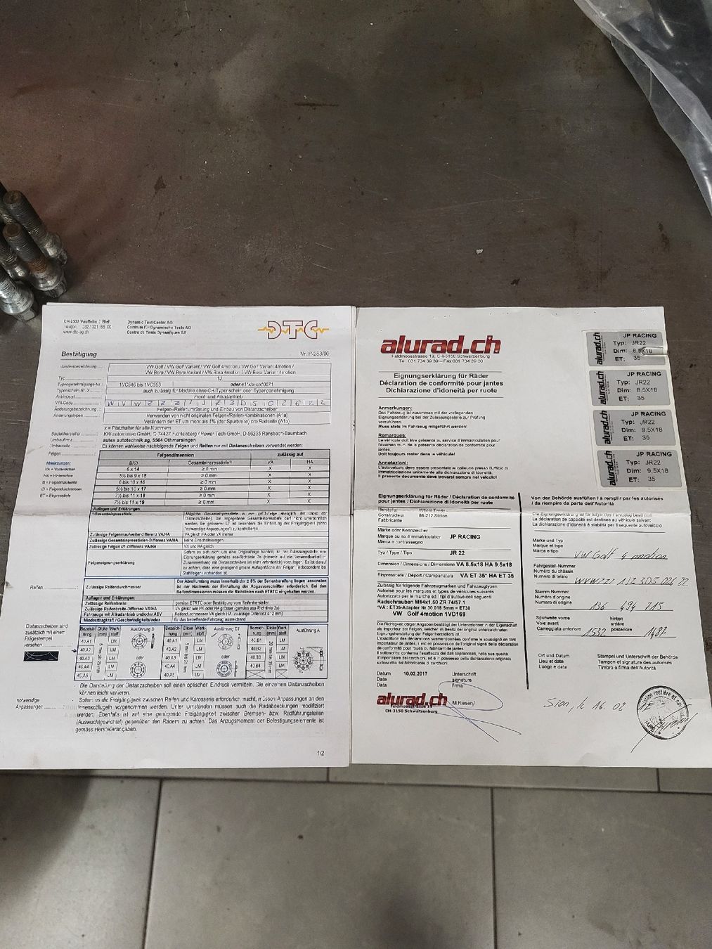 Japan Racing Felgen: JP Racing Felgen – Gebraucht aus Ins von Rallye 8