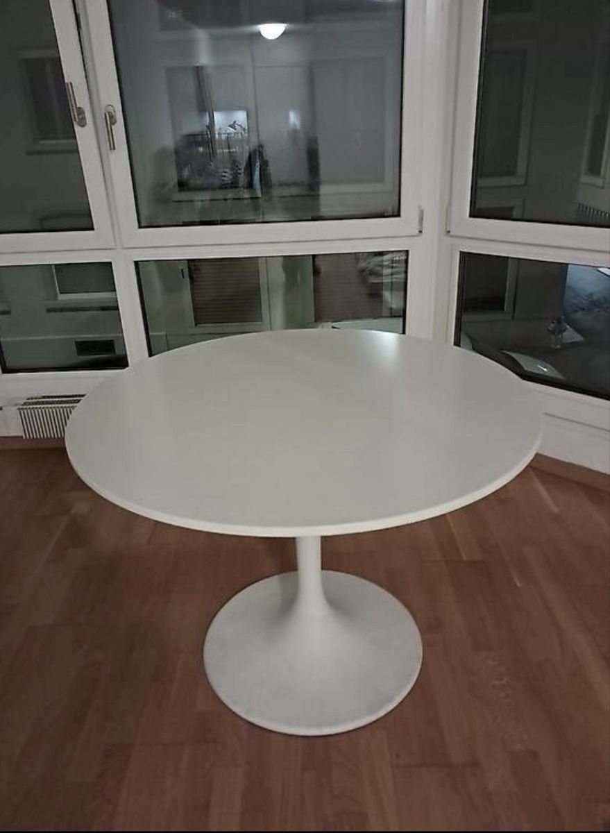 Tables: Esstisch weiss rund 100cm – D'occasion à Kloten par Nelx_YZ5