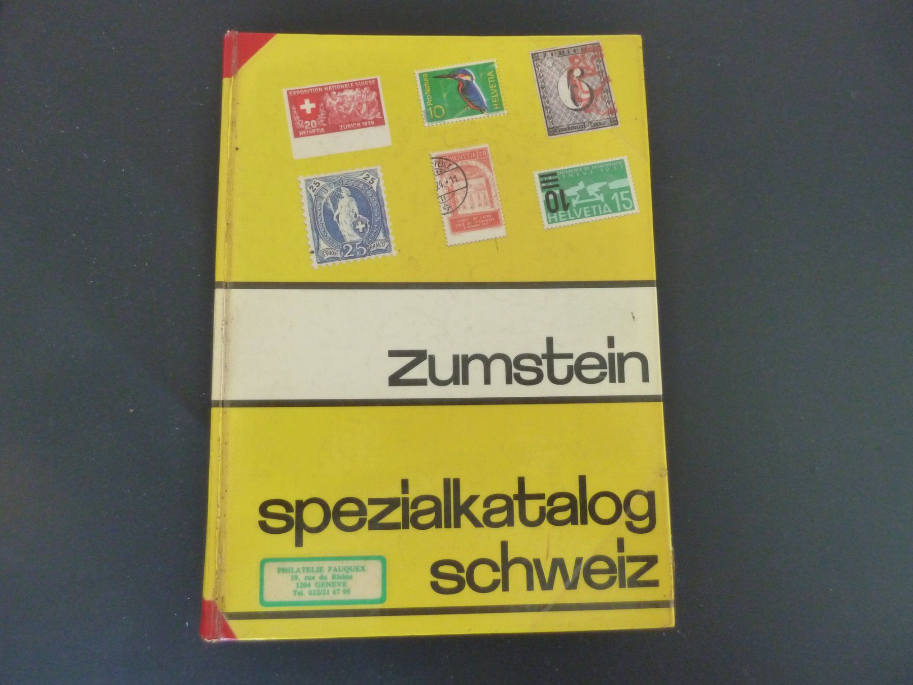 Tutti i francobolli: Zumstein spéciale édition 1991 (719) – Usato da Onex venduto da BANGON80