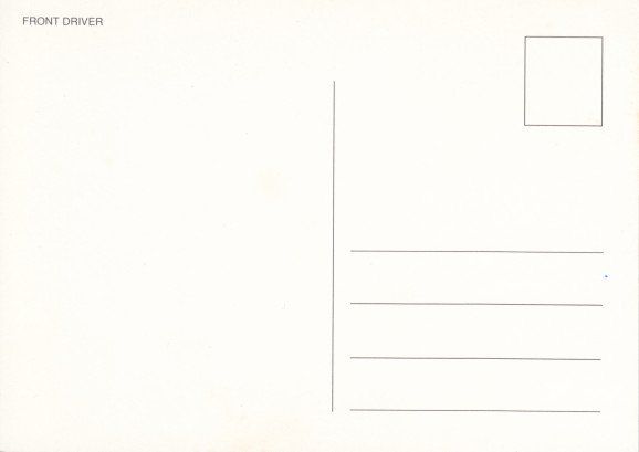 Cartoline postali: Front Driver, Bulk Carrier/Schüttgutfrachter – Usato da Zuerich venduto da OceanLinerPostcards 1