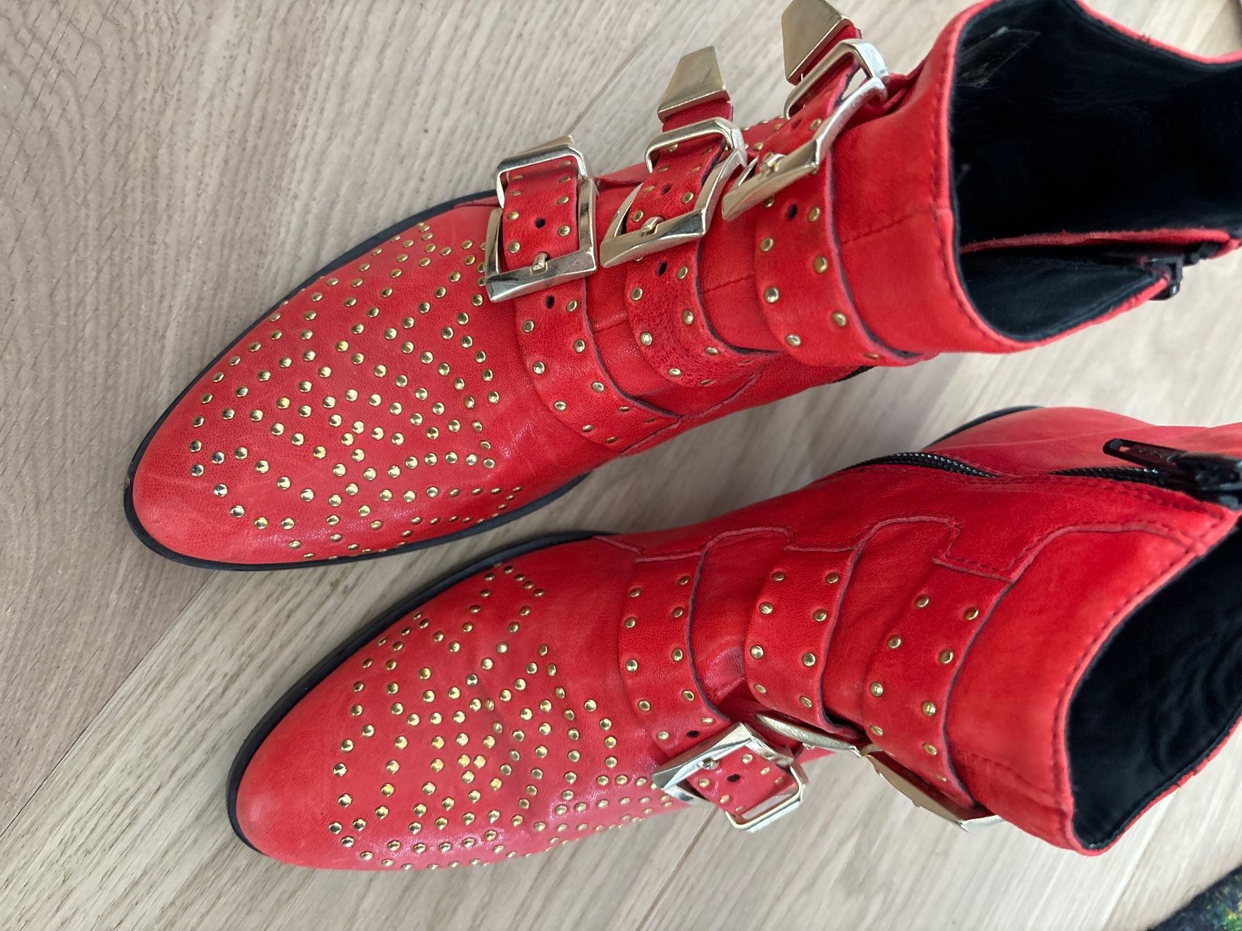 Damenschuhe: Santiags rouges cloutées Lemaré – Gebraucht aus Genève von bha_jcf5 1