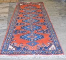 Teppich Läufer handgeknüpfter 313 X 115 cm Teppich