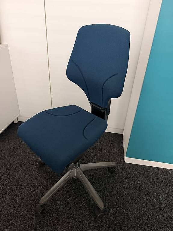 Sedie a rotelle: Bürostühle blau – Usato da Rafz venduto da Schnaeppchen56