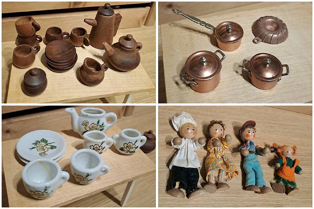 Case e mobili per bambole: Wunderschönes, antikes Holz - Puppenhaus – Usato da Rotkreuz venduto da Blubberli1 3