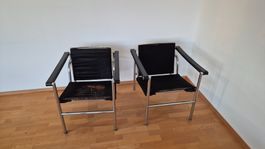 2 Stück Original - Cassina LC1 Fauteuil – Le Corbusier
