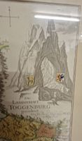 Karten die Landschaft Toggenburg 1710, J.Jacob.Scheuchzer