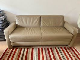 Luxury Leather Sofa Bed – Full Electric Extension Mechanism