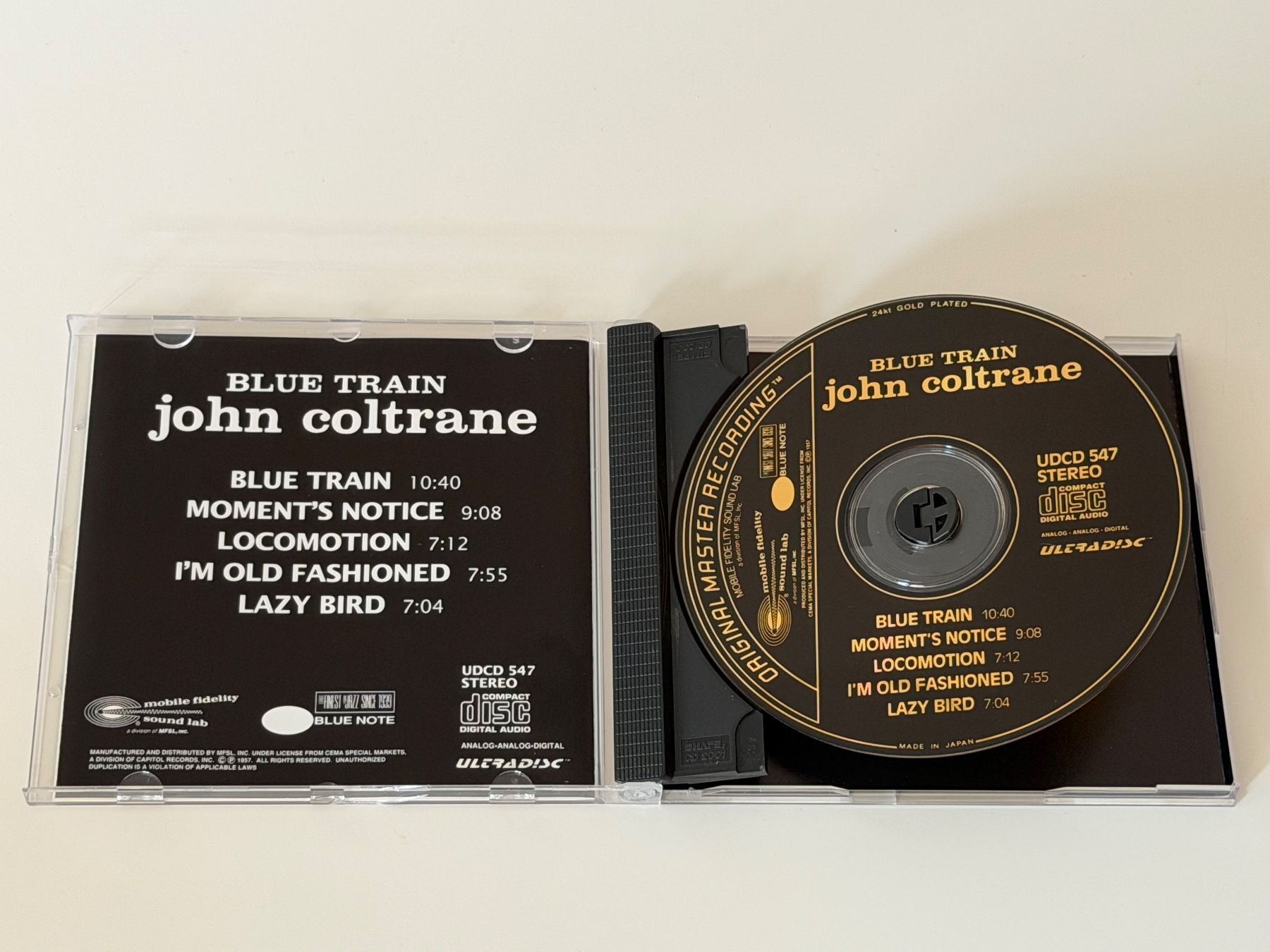 CD: John Coltrane Blue Train Original Master Recording – Usato da Altstätten SG venduto da sheamus 2