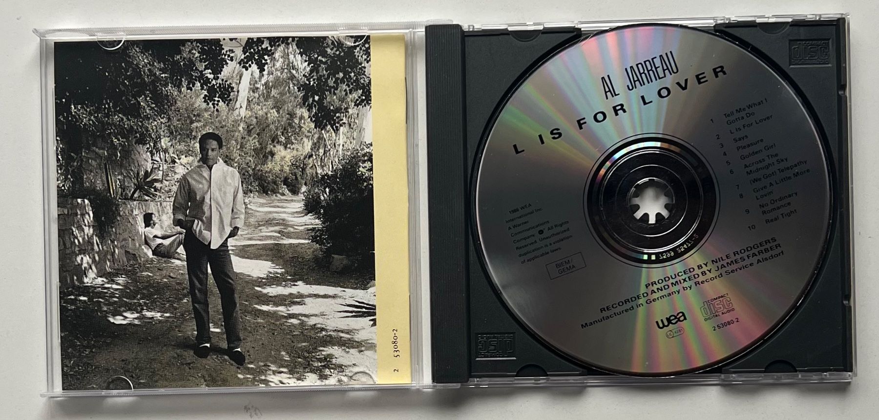 CD: Al Jarreau / L Is For Lover – Usato da Näfels venduto da rottabi 2