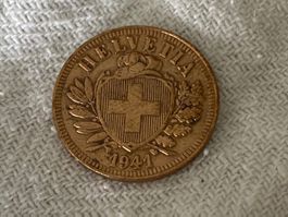 2 centimes/Rappen 1941