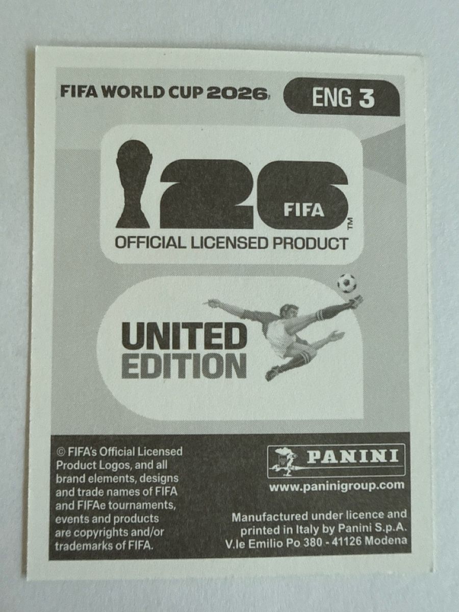 Panini Carte collezionabili: FIFA WM 2026 ENG 3 – Nuovo (secondo la descrizione) da Stäfa venduto da eko_lkv8 1