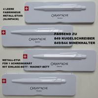 LOT 4 neue Slimpack Metalletui Geschenketui Caran d'Ache 849