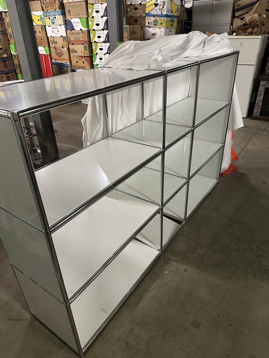 Scaffali: Bibliothèque étagère modulable blanc chrome 12 cases occasio – Usato da Lausanne venduto da artnouveau04