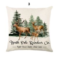 ✅NEU Frohe Weihnachten Kissenbezug 45x45cm Leinen