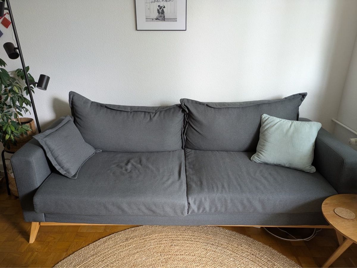 Maisons du monde Divani: Bettsofa grau in gutem Zustand – Usato da Bern venduto da kro_s6xy