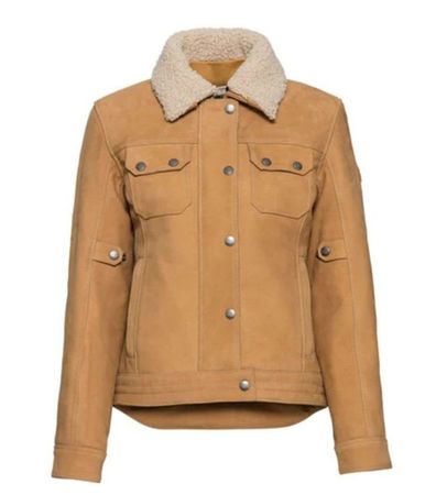 Damenmotorradjacke, echt Leder Gr. L