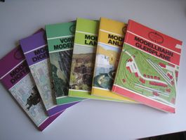 Alba Modellbahn-Praxis, 6 Büchlein, Nummer 1,3,5,6,10,11