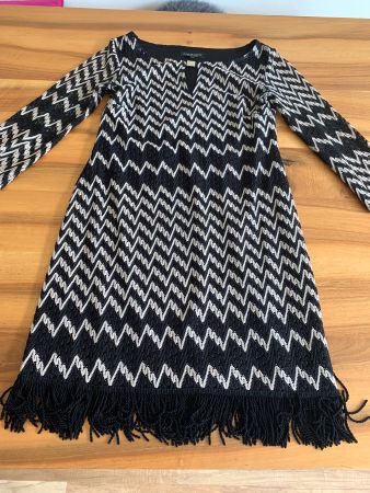 ANA ALCAZAR Traumkleid mit Zotteln Gr. 34