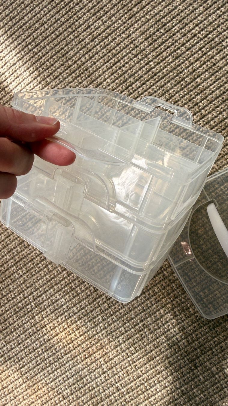 Behälter & Ähnliches: Aufbewahrungsbox transparent mit Griff – Gebraucht aus Birsfelden von Nic21 2