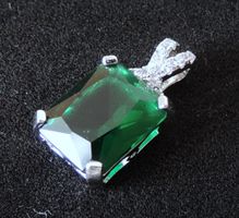 Goha Silber 925 Zirkonia Anhänger 16 mm