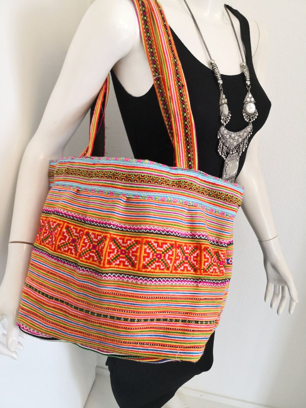 Borse da donna: 🤩BOHO-CHIC HANDGEMACHTE ETHNO PATCHWORK XXL TASCHE NEU – Nuovo (secondo la descrizione) da Olten venduto da Naja-Twins-Twins 3