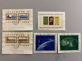 Briefmarken DDR, Mark Marx, Intermess III, Jahr der ruhigen