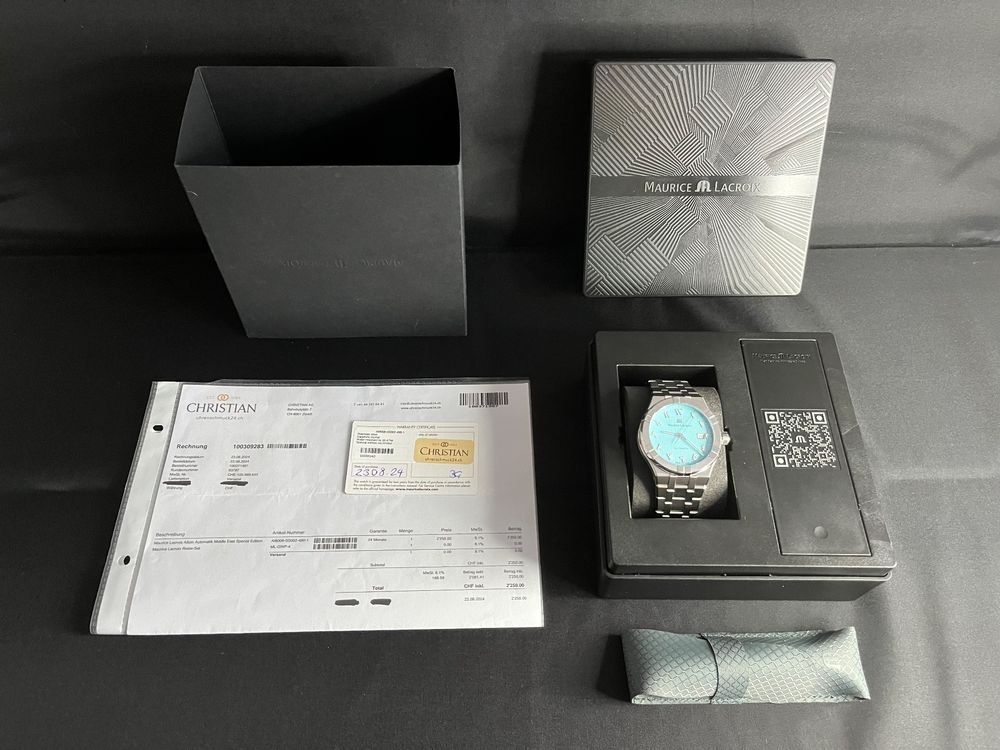 Carte De Garantie Neuve Pour Montre Maurice Lacroix Les Classiques - Période 2000-2009