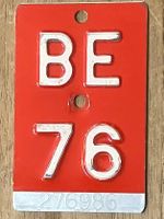 BE 76 - VELONUMMER - FAHRRADSCHILD - PLAQUE DE VELO - BE 76