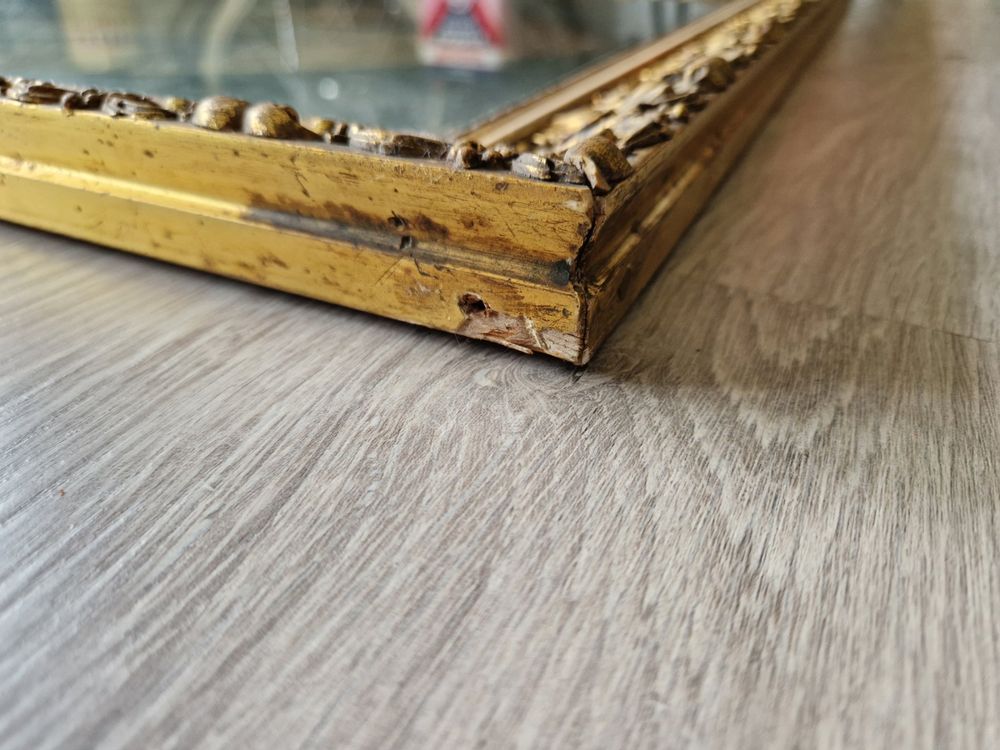 Heiligenbild Jesus Seepredigt 96x57cm - Barock Rahmen Gold Antik Look