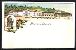 Litho St. Gallen, Blick auf die Kaserne