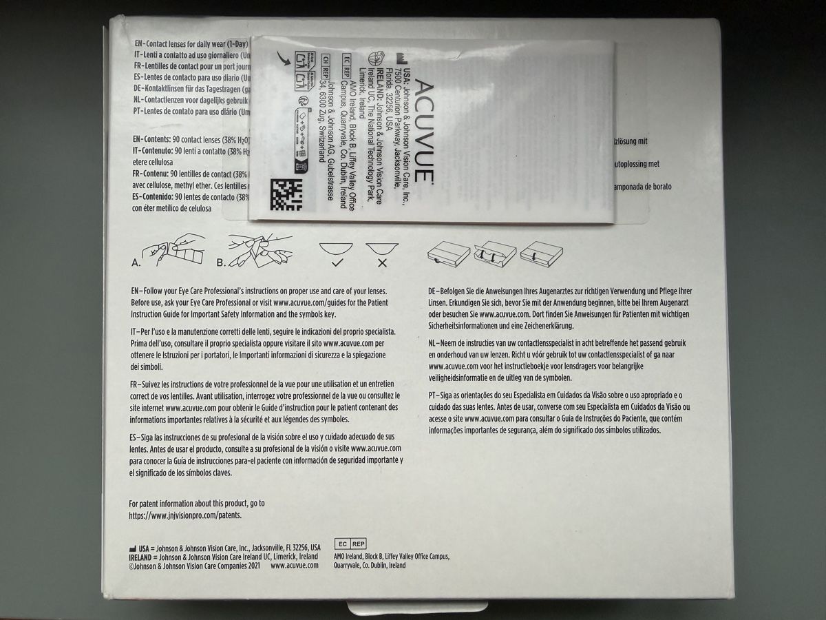 Acuvue Kontaktlinsen: Kontaktlinsen Acuvue Oasys – Neu und originalverpackt aus Luzern von rac_9fth 1