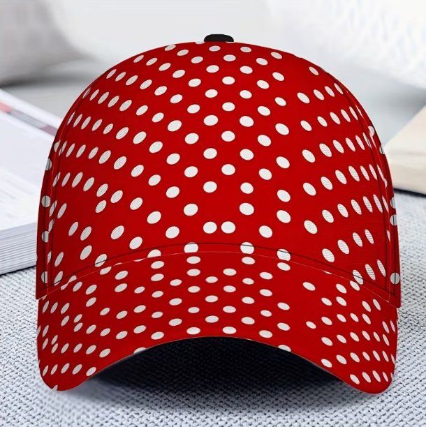 Copricapi, berretti & cappellini: NEUES Cap rot-weiss Polka dot - 81652 – Nuovo (secondo la descrizione) da Küssnacht am Rigi venduto da Dot.Your.Life 4