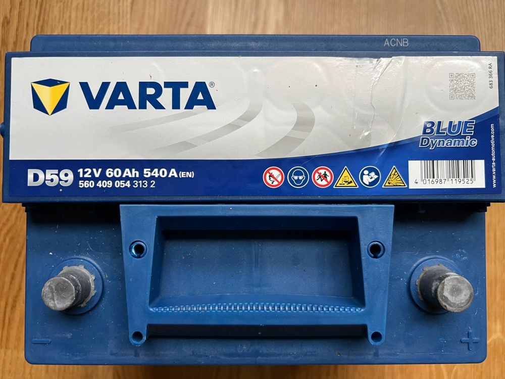 neue Varta D59 - Autobatterie Blue Dynamic 12V / 60Ah / 540A | Kaufen ...