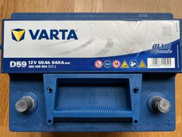 neue Varta D59 - Autobatterie Blue Dynamic 12V / 60Ah / 540A