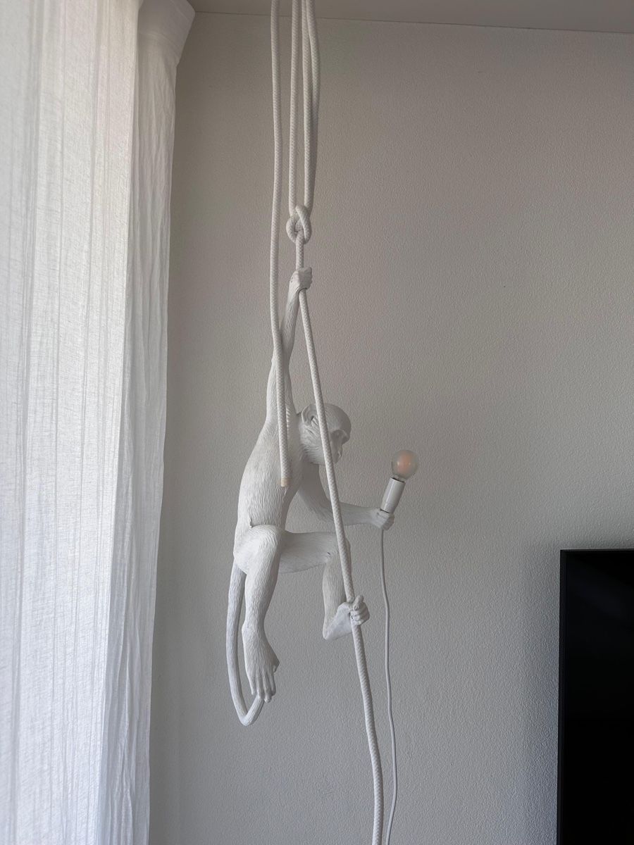Seletti Lampes: Seletti Affe Lampe Deckenversion weiss  – D'occasion à Bülach par roman334 2