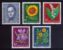1961_J188-J192_PRO JUVENTUTE BLUMEN komplette Serie ! **