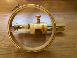 Stickring antik ca. 18cm Holz Stickrahmen