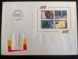 ET Luxusbrief Nat. Briefmarkenausstellung Helvetia 90 Genève