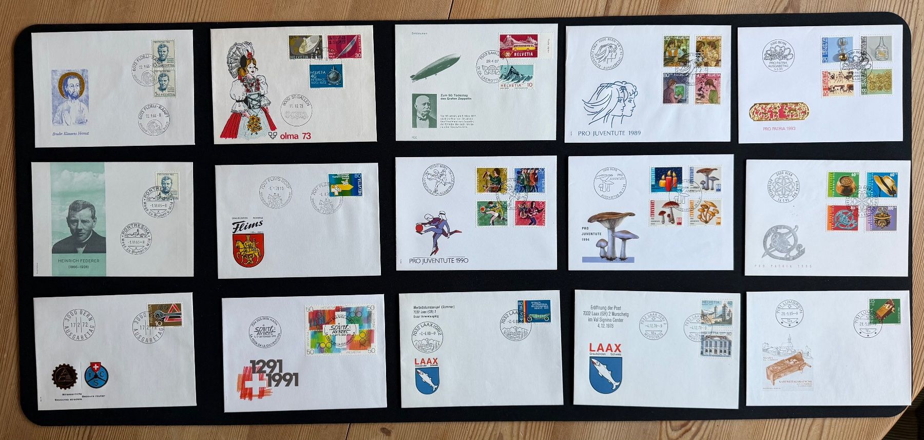 Tutti i francobolli: Briefmarken- und Ersttagsbriefsammlung – Usato da Ilanz venduto da caui 2