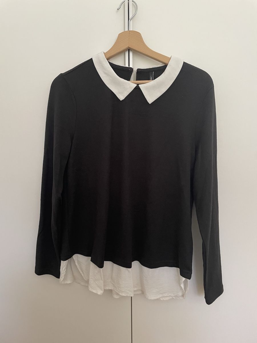 Only Maglioni & Felpe: Oberteil mit Bluseneffekt, Gr. L Only – Usato da Wichtrach venduto da estrella03