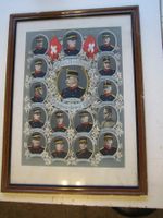 Poster/Druck. Unsere Heerführer, Grenzbesetzung 1914/15