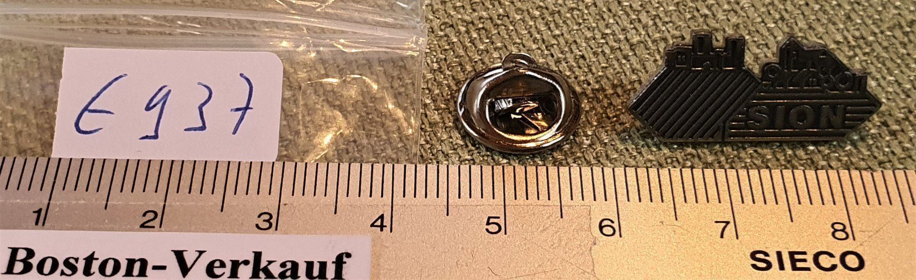 Placchette & Badge: E937 - Pin Sion Valais Wallis Schweiz – Usato da Reinach BL venduto da Boston-Verkauf 2