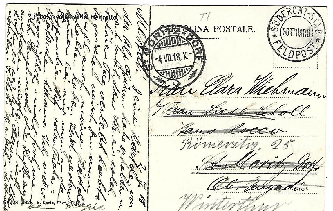 Cartoline postali: Airolo Dorfansicht – Usato da Wetzikon ZH venduto da Brulu100 1