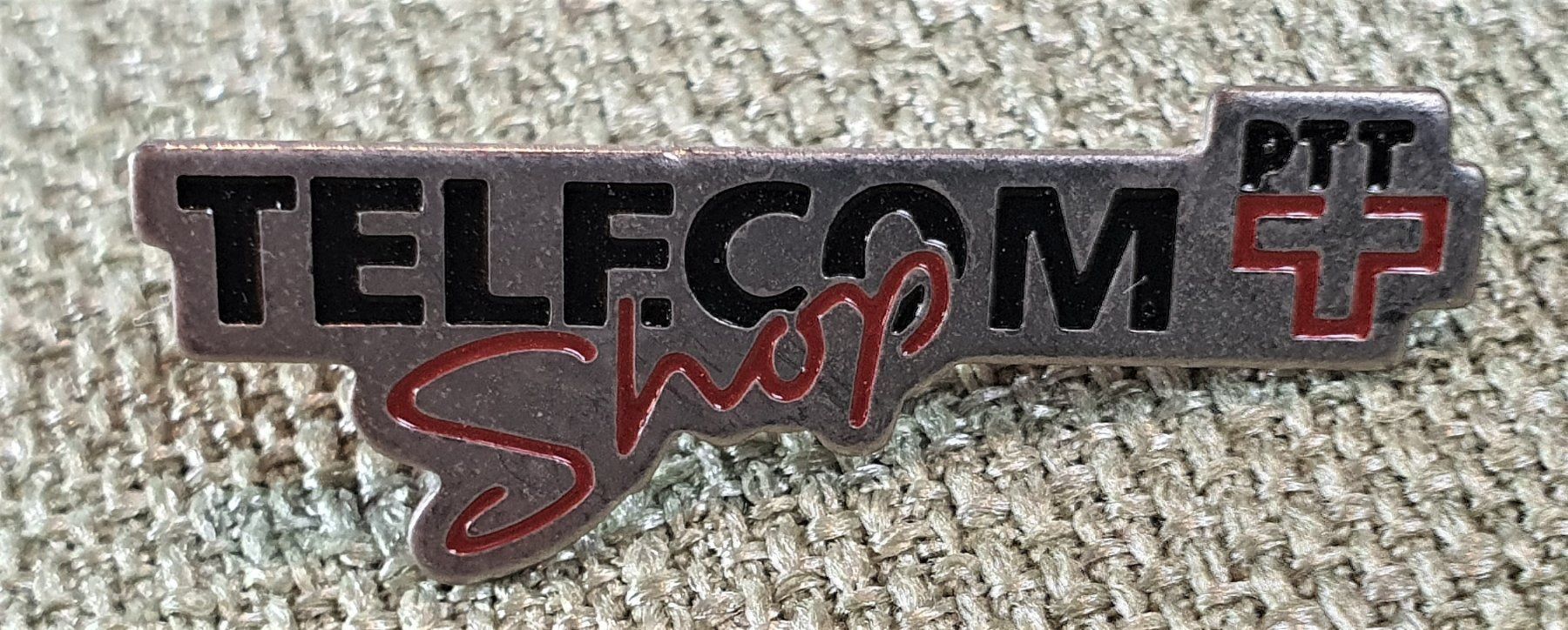Plaketten & Abzeichen: E431 - Alter Pin Telecom PTT Shop Suisse – Gebraucht aus Reinach BL von Boston-Verkauf