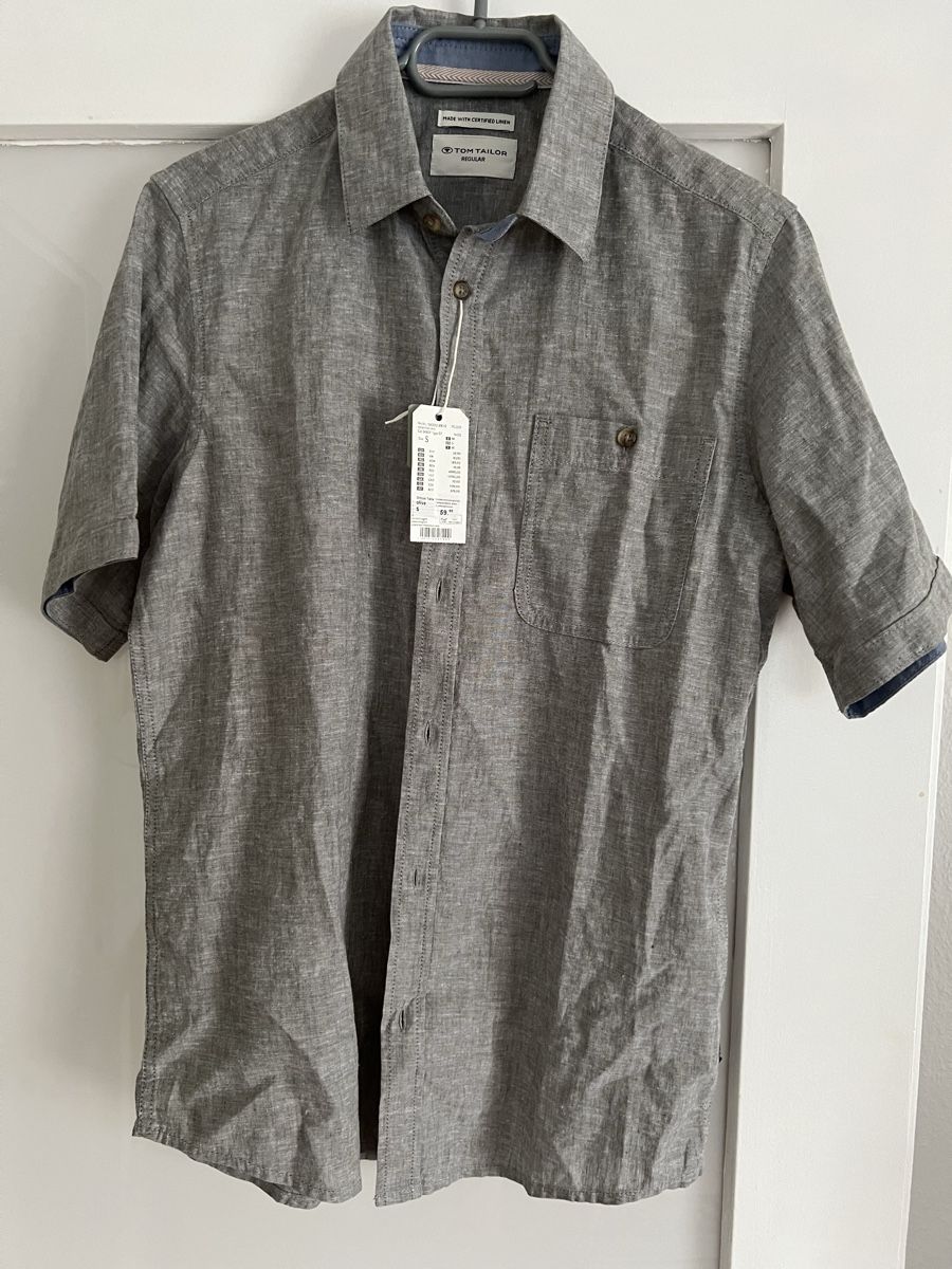Tom Tailor Camicie: Tom Tailor Leinenhemd Herren Gr. S neu – Nuovo e nell'imballaggio originale da Siebnen venduto da toshi123 1